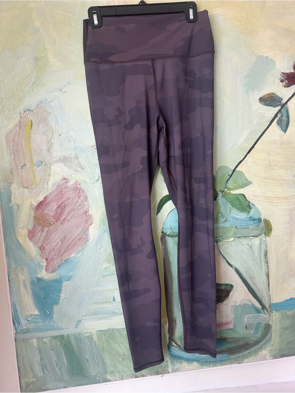 ALO Purple Camo Leggings